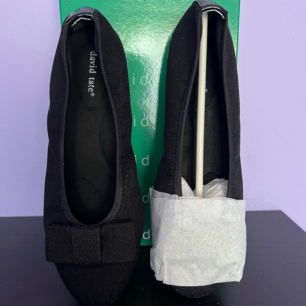 David Tate Black Flats